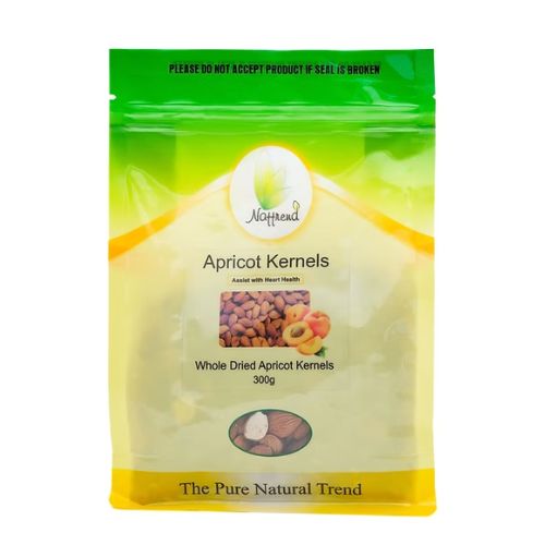 2 Nattrend’s Apricot Kernels (300g) Whole dried apricot kernels rich in oils, protein, and Vitamin B17. Traditionally used to support immunity, regulate blood pressure, relieve pain and inflammation, and may assist in targeting abnormal cells. ⚠️ Use with care. Do not exceed recommended dosage. Not evaluated by SAHPRA.