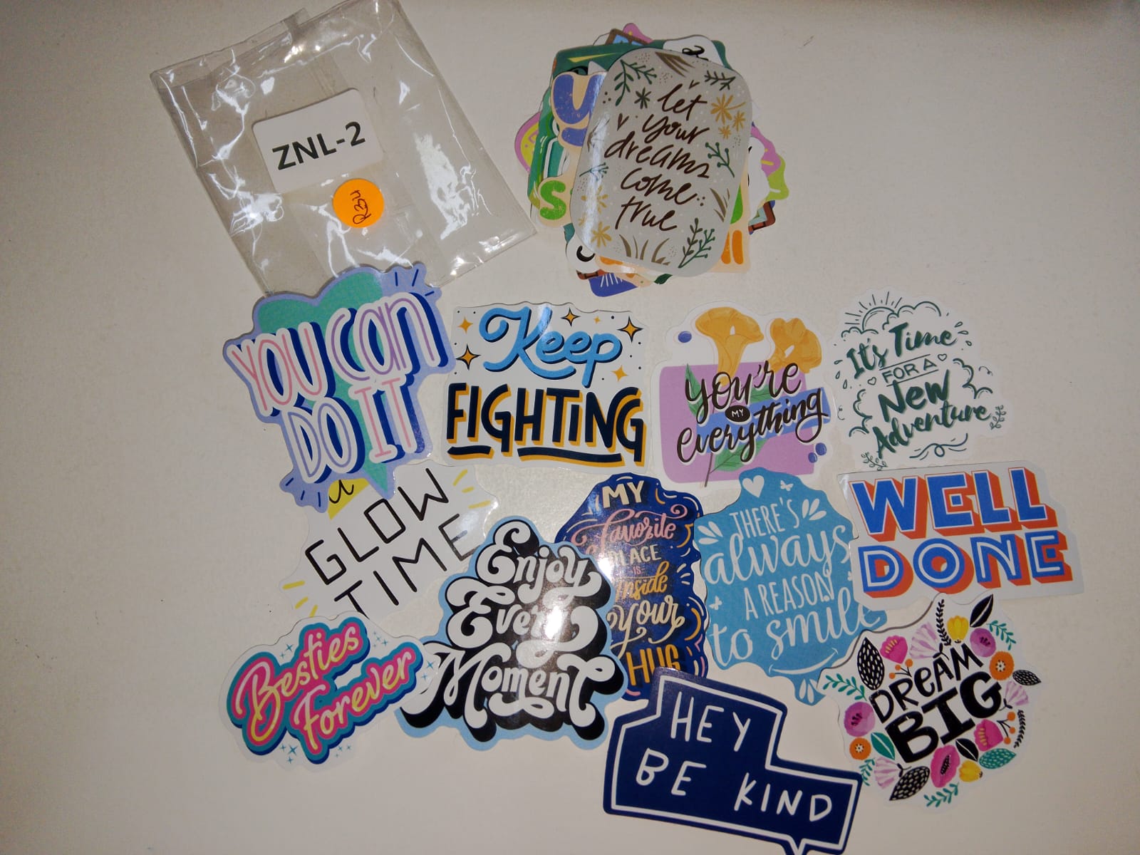 Positive Affirmation Sticker Pack – Motivational & Aesthetic Stickers Positive affirmation sticker pack with 30–40 aesthetic motivational stickers for laptops, journals, planners, and self-care