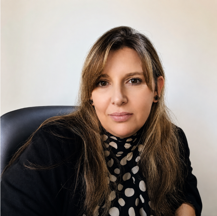 Professional portrait of Roxanne Trow, certified Acupressure Therapist at Meraki in Motion Wellness Centre, providing holistic wellness, stress relief and natural pain management.