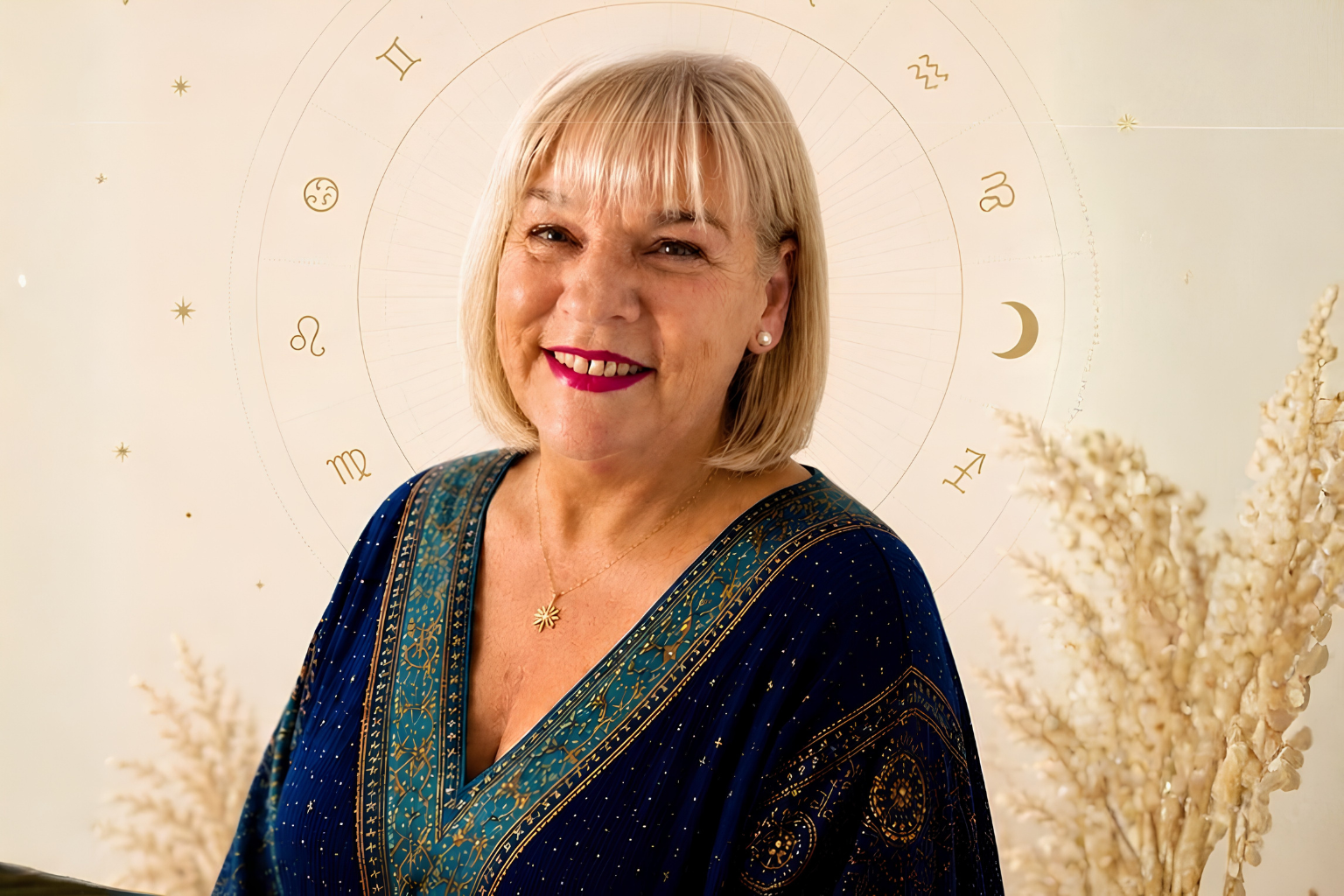 Michelle Vincent smiling – astrology readings